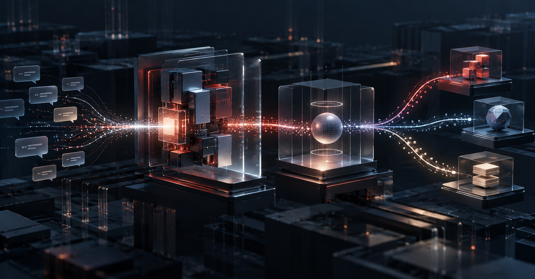 Enterprise AI agent architecture connecting governed execution, waiting states, and portable model infrastructure